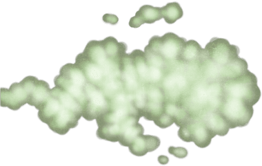 Gas Png Hd - Green Gas Cloud Png