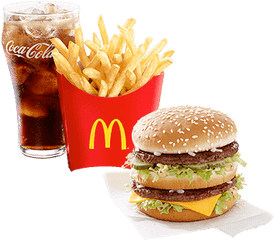 Mcdonalds - Big Mac Meal Png