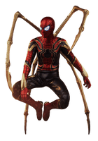 Spiderman Flying Iron PNG Download Free