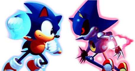 Sega Memories Sonic Cd Is My Life - Sonic Cd Sonic And Metal Sonic Png