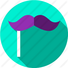 Bigote - Iconos Gratis De Moda Clip Art Png