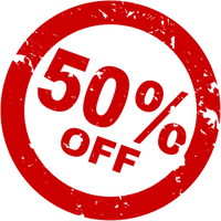 50 percent Off Discount Png