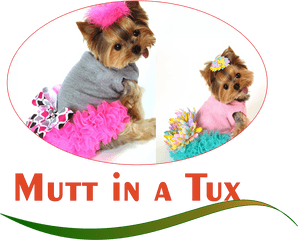 Modern Conservative Pet Care Logo Design For Mutt In A Tux - Dog Clothes Png