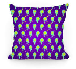 Gooey Pixel Star Pattern Throw Pillow Lookhuman - Material Bawena Wzor Pizza Png