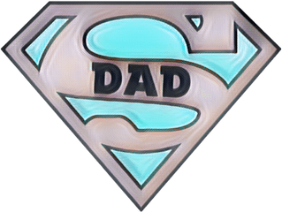 Remixed Happyfathersday Sad Superman S Diamond - Ballyvaughan Png