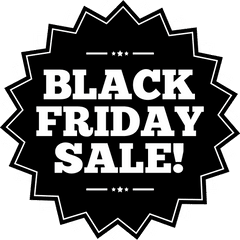 Description Friday Sales Vector Black Advertising Icon - Free PNG