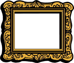 Pfc50 Photograph Frame Clipart Pack 4861 - Cartoon Picture Frame Png