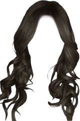 Download Free Png Black Hair - Long Hair Png Black