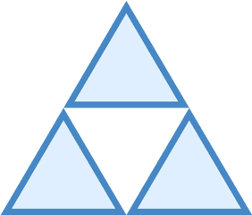 Triforce Png And Vectors For Free - Blue Triforce Png