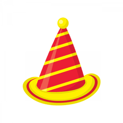 Colorful Birthday Hat Cap Png - Transparent Photo Png Cartoon Birthday Hat Clipart