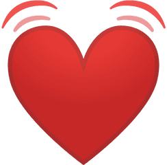 Beating Heart Icon Noto Emoji People Family U0026 Love Iconset - Red Heart Transparent Png