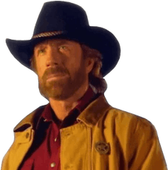 Chuck Norris Cowboy Transparent - Gif Walker Texas Ranger Png