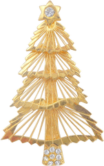 Christmas Tree Transparent Background - Transparent Gold Christmas Tree Background Png