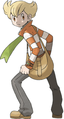 Pokemon Trainer Artwork - Barry Pokemon Png