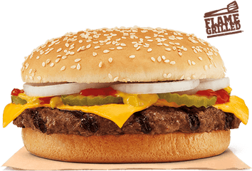 Burger King Four Cheese Ultimate - Quarter Pound King Burger King Png