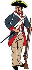 American War Of Independence Ppt - American Revolution Soldier Png