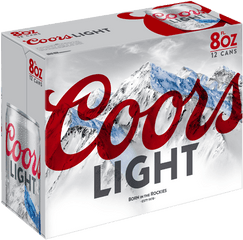 Coors Light Cans - Coors Light 8oz Png