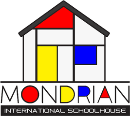 Mondrian School House Transparent Png - Clip Art