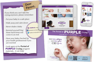 National Center - Purple Crying Png