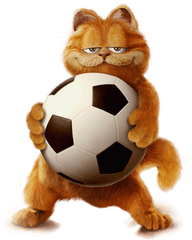 Garfield With Ball Png Free Picture In - Garfield Football