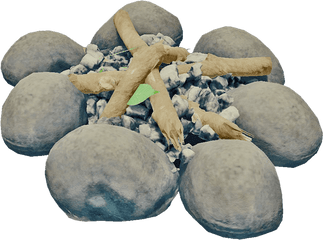 Fire Pit - Pebble Png