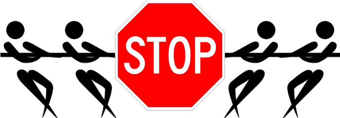 Stop Sign Png File - Tug Of War Clip Art