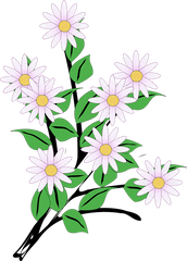 Flowers Bunch Spring - Bunch Of Flowers Clip Art Png