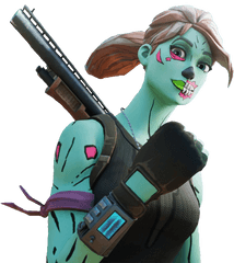 Fortnite Fortnitelogos Fortnit - Fortnite Ghoul Trooper Png