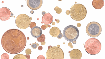 Falling Coins HD Free Clipart HQ - Free PNG