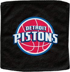 Detroit Pistons Custom Nba Basketball Rally Towel Towels - Detroit Pistons Png