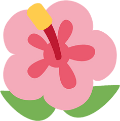 Pink Flower Emoji Png - Discord Flower Emoji