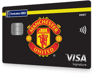 Manchester United Signature Debit Carddebit Cards Priority - Manchester United Cute Logos Png