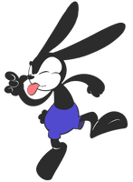 Oswald The Lucky Rabbit Clipart - Free PNG