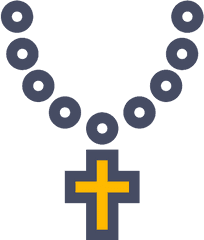 Cross Faith Png Icon - Necklace Icon Png