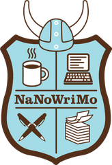 Created From The Text Of Nanowrimo Custom T - Shirt National Novel Writing Month Logo Png