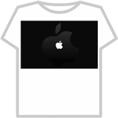 Apple Logo Wallpaper - Roblox Black T Shirt Png