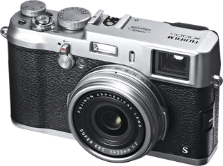 Fuji X100s Photo Camera Transparent Png - Fujifilm X100v