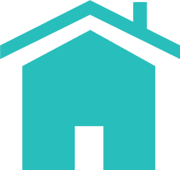 Download - Teal Home Icon Png