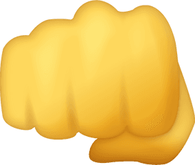 Fisted Hand Emoji [Free Download iPhone Emojis] Icon Download Free - Free PNG