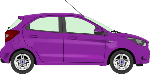 Car Clipart Purple Transparent Free For Download - Purple Car Clipart Png