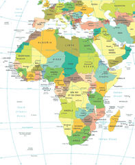 Map Of Africa Png Image - Political Map Of Africa