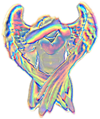 Vaporwave Png - Dinah Is Doing It Again Illustration Hologram Aesthetic Transparent Background