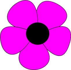 Flower Graphic Png - Simple Flower Clip Art