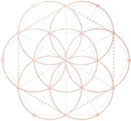 Crystal Grid For Abundance Seed Of Life - Line Art Png