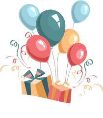 Clipart Birthday Transparent Background - Vector Birthday Background Design Png