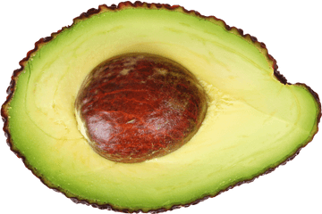 Download Avocado Transparent Png - Avocado Half