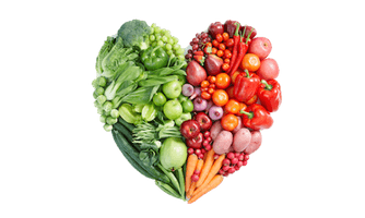 Fresh Vegetables Heart PNG Download Free