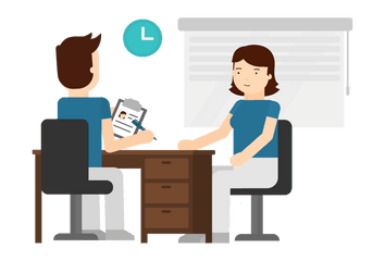 Download Interview Clipart Transparent - Clip Art Mock Interview Png