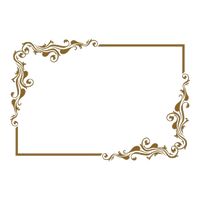 Decorative Frame Retro Gold HQ Image Free - Free PNG