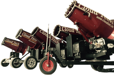 Download Hd Cloud Tech Steel Dust Suppression Fog Cannon - Truck Mounted Fog Cannon Png